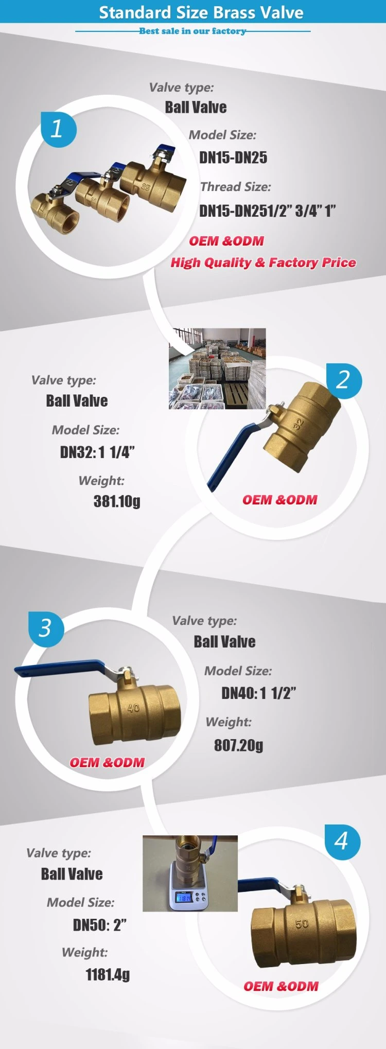 1/8"-1/2" 3/4" 1 Inch Forged Brass Mini Ball Valve Chrome Plated with Fxf or Fxm Thread Plastic Aluminium Butterfly Handle