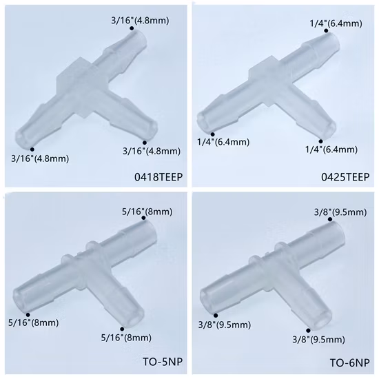 Connecteurs de Tube de tuyau d'air d'eau en plastique té 3 voies Union NPT Nptf filetage métal laiton raccord de tuyau d'air en plastique